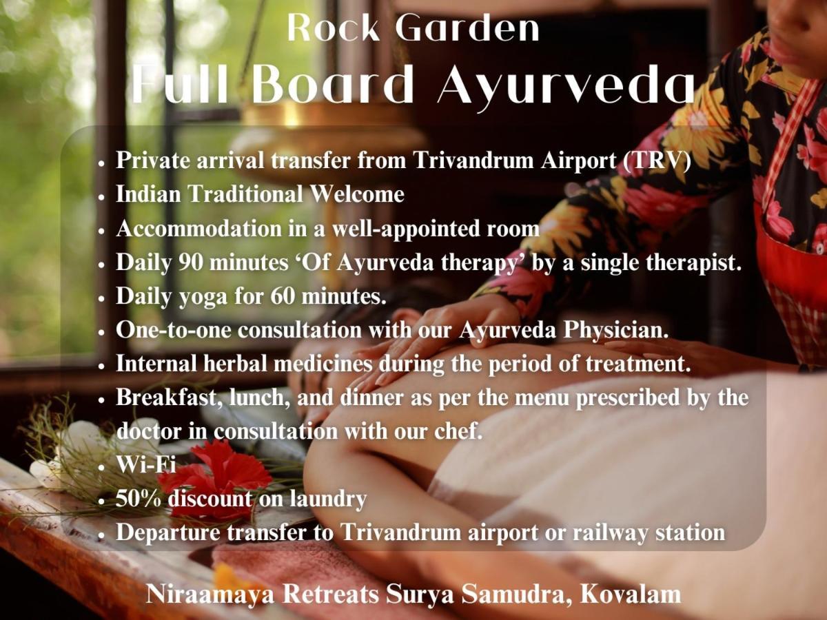 Niraamaya Wellness Retreats, Surya Samudra, Kovalam Exteriör bild